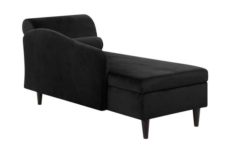 Tyland Schäslong Höger - Svart - Products - Möbler - Fåtölj & stolar - Fåtölj - Liggfåtölj