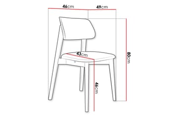 Ferrara Matstol - Grön/Beige - Products - Möbler - Fåtölj & stolar - Matstol & köksstol