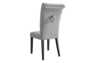 Garvin Matstol - Ljusgrå/Svart - Products - Möbler - Fåtölj & stolar - Matstol & köksstol