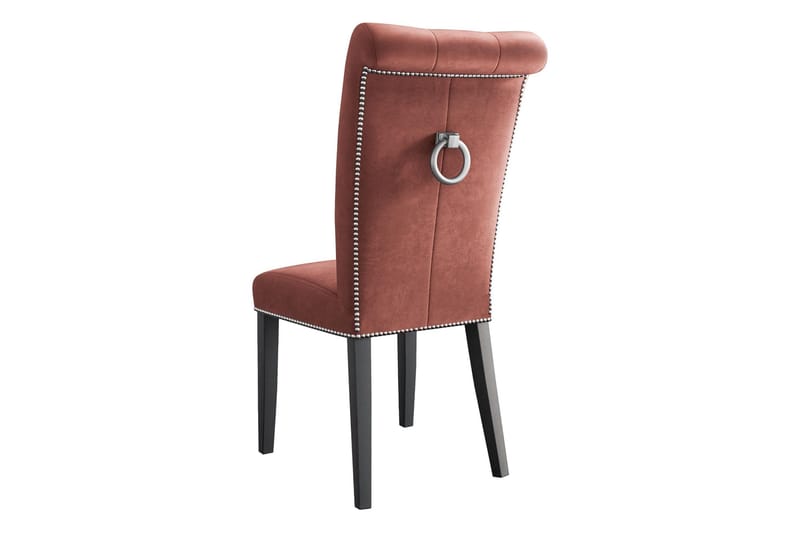 Garvin Matstol - Rosa/Svart - Products - Möbler - Fåtölj & stolar - Matstol & köksstol