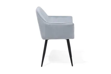 Jasmin Stol Set Om 2 St - Grå - Products - Möbler - Fåtölj & stolar - Karmstol