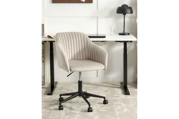 Kontorsstol Venice Beige/svart - Beige/svart - Products - Möbler - Fåtölj & stolar - Kontorsstol & skrivbordsstol