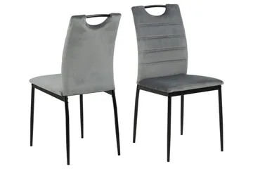 Minneter Matstol - Grå - Products - Möbler - Fåtölj & stolar - Matstol & köksstol