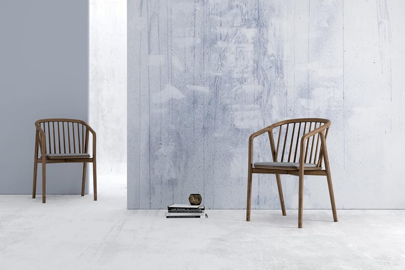 Noira Matstol med Armstöd - Valnöt / Brun - Products - Möbler - Fåtölj & stolar - Karmstol