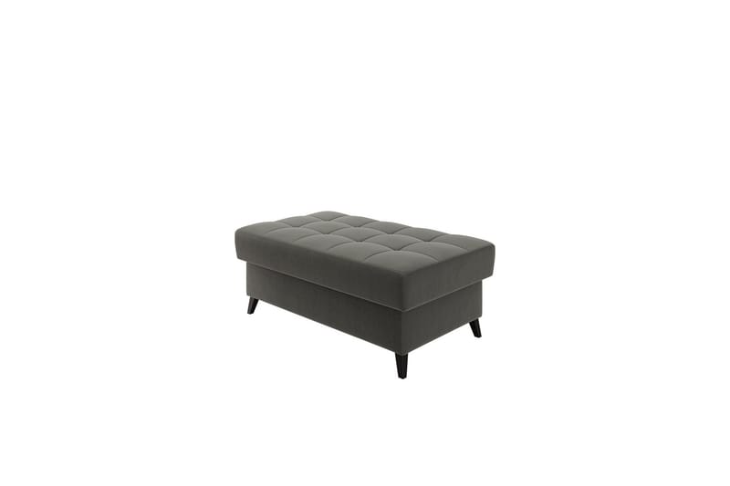 Amshyttan Fotpall 106 cm, Grå/Mörkgrå