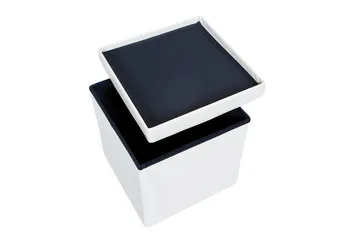 Catullus Förvaringspall - Vit - Products - Möbler - Fåtölj & stolar - Pall & puff - Sittpuff