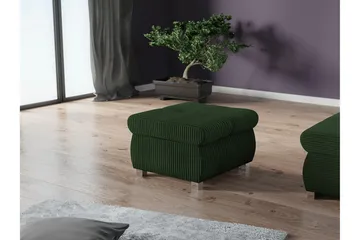 Cerys Fotpall 60 cm - Grön - Products - Möbler - Fåtölj & stolar - Pall & puff - Fotpallar