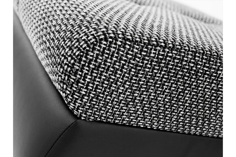 Cerys Fotpall 60 cm - Mörkgrå/Svart - Products - Möbler - Fåtölj & stolar - Pall & puff - Fotpallar
