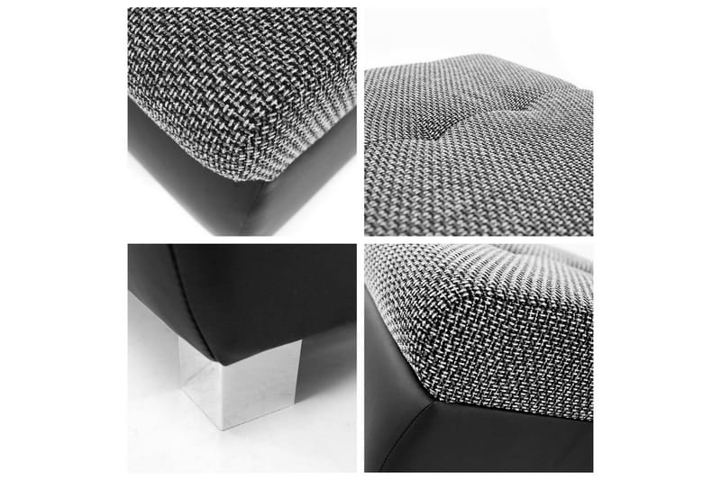 Cerys Fotpall 60 cm - Vit - Products - Möbler - Fåtölj & stolar - Pall & puff - Fotpallar