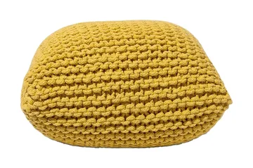 Conrad Sittpuff 50 cm - Gul - Products - Möbler - Fåtölj & stolar - Pall & puff - Sittpuff