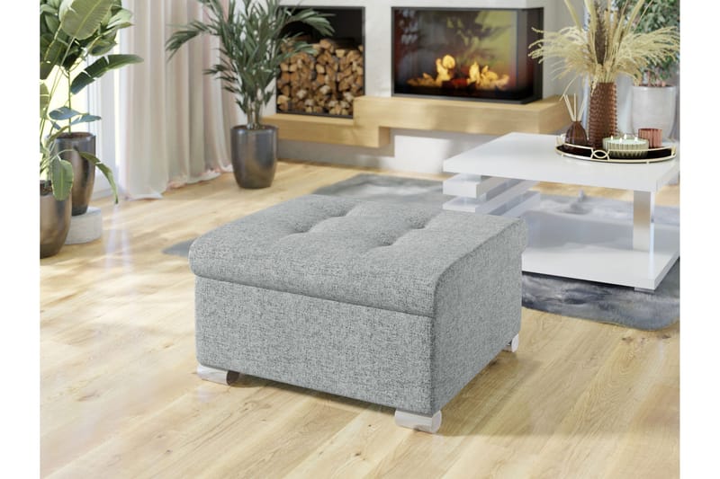Dynir Fotpall 68 cm - Grå - Products - Möbler - Fåtölj & stolar - Pall & puff - Fotpallar