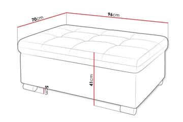 Dynir Fotpall 70 cm - Mörkgrå - Products - Möbler - Fåtölj & stolar - Pall & puff - Fotpallar