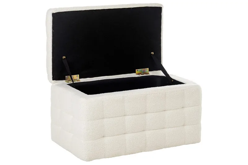 Fotpall Michigan Vit - Vit - Products - Möbler - Fåtölj & stolar - Pall & puff - Fotpallar