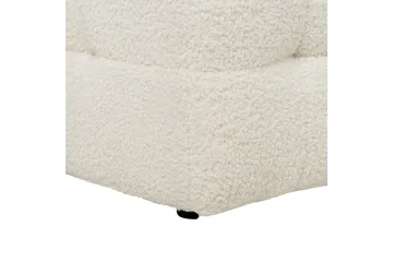 Fotpall Michigan Vit - Vit - Products - Möbler - Fåtölj & stolar - Pall & puff - Fotpallar