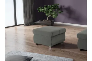 Gamal Fotpall 60 cm - Grå - Products - Möbler - Fåtölj & stolar - Pall & puff - Fotpallar