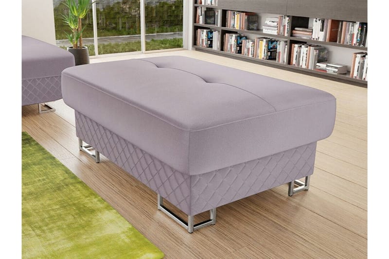 Reginia Fotpall 67 cm Light purple - Products - Möbler - Fåtölj & stolar - Pall & puff - Fotpallar