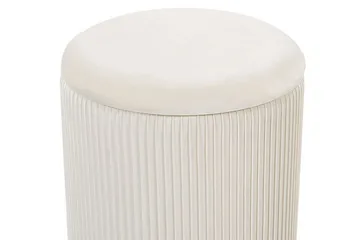 Trumelet Fotpall med Förvaring 2-pack - Vit - Products - Möbler - Fåtölj & stolar - Pall & puff - Fotpallar