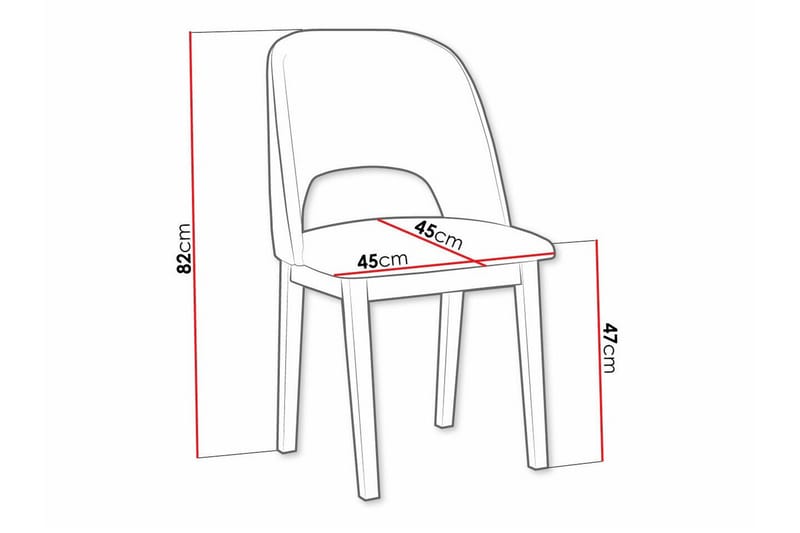 Patrickswell Matstol - Brun - Products - Möbler - Fåtölj & stolar - Matstol & köksstol