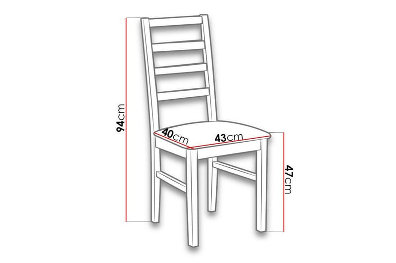 Patrickswell Matstol - Brun - Products - Möbler - Fåtölj & stolar - Matstol & köksstol