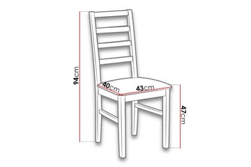Patrickswell Matstol - Grön - Products - Möbler - Fåtölj & stolar - Matstol & köksstol