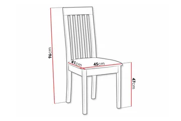 Rowden Matstol - Svart - Products - Möbler - Fåt ölj & stolar - Matstol & köksstol