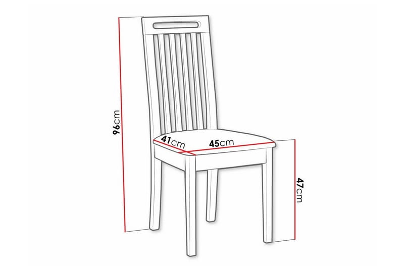 Rowden Matstol - Vit - Products - Möbler - Fåtölj & stolar - Matstol & köksstol