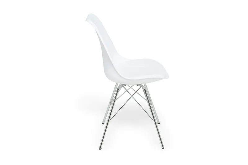 Shell Matstol Konstläder - Pu/Krom - Products - Möbler - Fåtölj & stolar - Matstol & köksstol