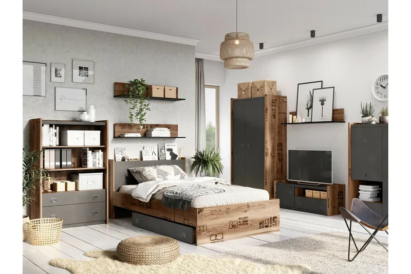 Rathmore Sängkista 140 cm - Grå - Products - Möbler - Fåtölj & stolar - Sittbänk - Sängbänk