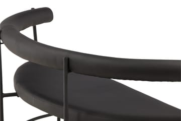 Stallhagen x Josefin Lustig Sittbänk 165 cm - Svart - Products - Möbler - Fåtölj & stolar - Sittbänk - Bänk med ryggstöd