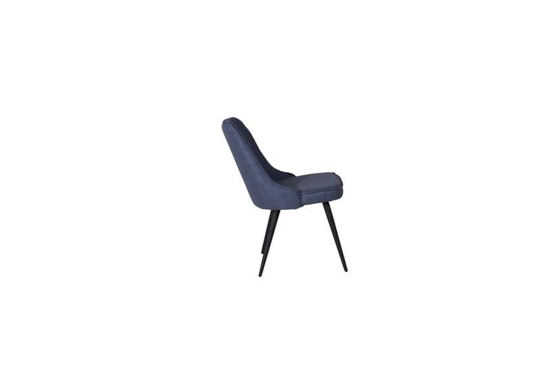 Velvet Deluxe Stol - Blå/Svart/Sammet - Products - Möbler - Fåtölj & stolar - Matstol & köksstol