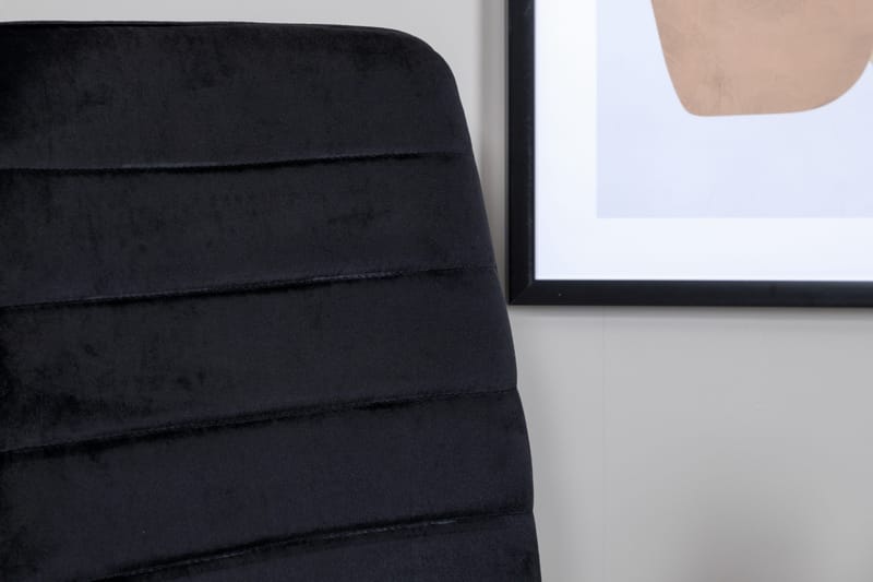 Windu Matstol - Sammet/Svart - Products - Möbler - Fåtölj & stolar - Matstol & köksstol