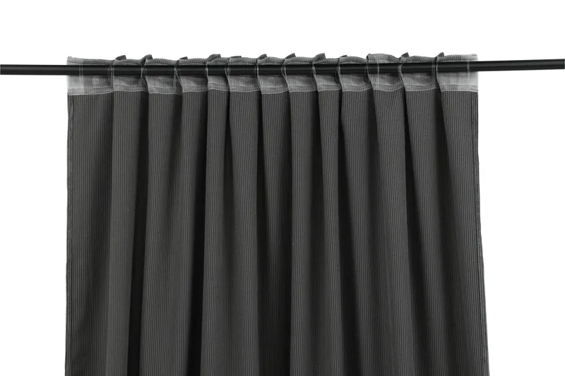 Elma Gardin 140x290 cm - Grå - Products - Textil & mattor - Gardiner - Gardinlängder - Kanallängd