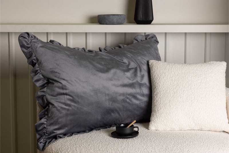 Hailey Kuddfodral - Grå - Products - Textil & mattor - Kudde & kuddfodral - Kuddfodral