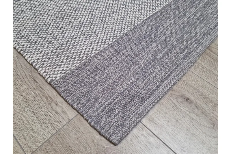 Alva Bomullsmatta 240x240 cm Kvadratisk - Grå - Products - Textil & mattor - Matta - Modern matta - Bomullsmatta