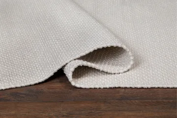 Alva Bomullsmatta 75x150 cm Oval - Creme - Products - Textil & mattor - Matta - Modern matta - Bomullsmatta