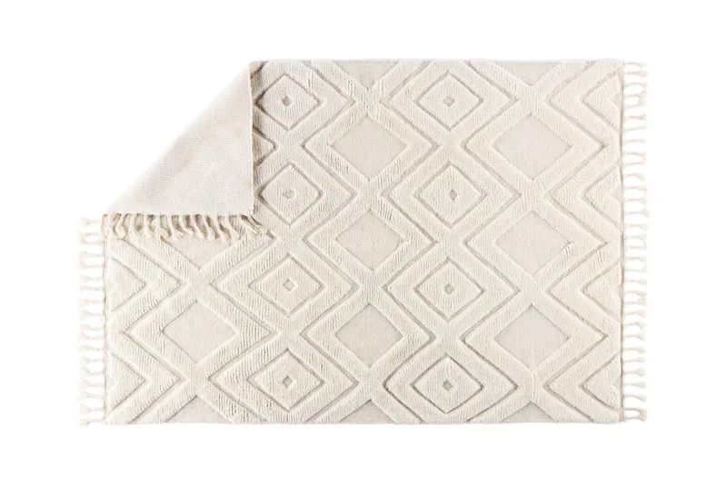 Dahlia Ullmatta 200x300 cm Rektangulär - Vit - Products - Textil & mattor - Matta - Modern matta - Ullmatta