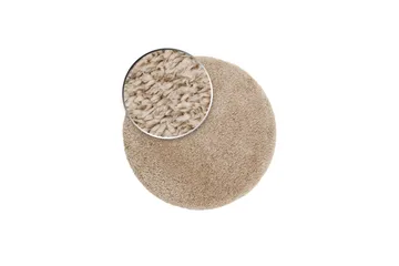 Floki Ryamatta 200 cm Rund - Natur - Products - Textil & mattor - Matta - Modern matta - Ryamatta