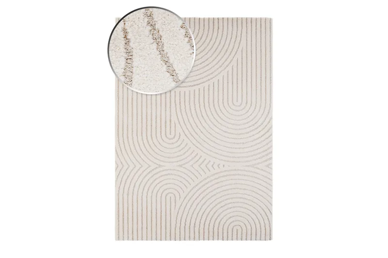 Genova Zen Wiltonmatta 200x290 cm - Vit - Products - Textil & mattor - Matta - Modern matta - Wiltonmatta