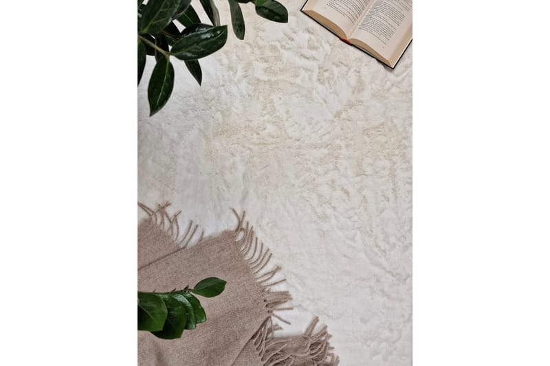 Heaven Ryamatta Vit rund 160 - Vit - Products - Textil & mattor - Matta - Modern matta - Ryamatta