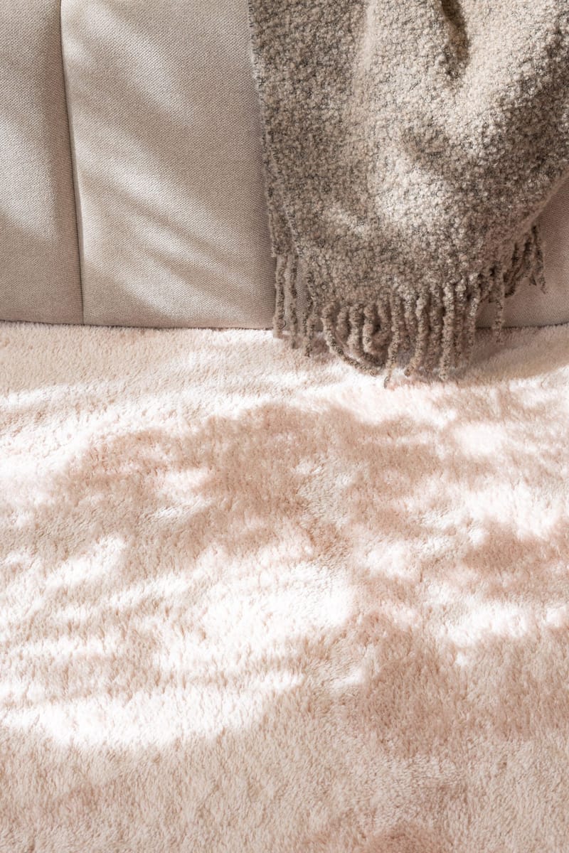 Cozy Ryamatta 60x120 cm Rektangulär - Rosa - Products - Textil & mattor - Matta - Modern matta - Ryamatta