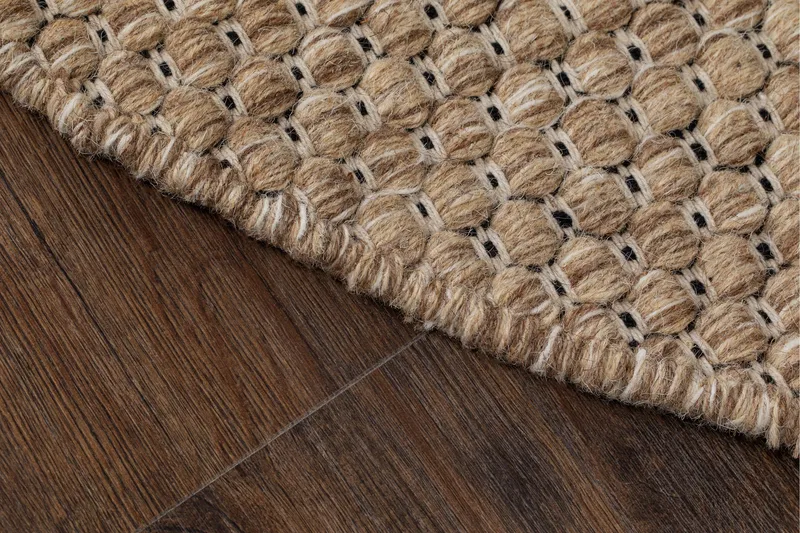 Torekov Ullmatta Rund 240 cm - Linne - Products - Textil & mattor - Matta - Modern matta - Ullmatta