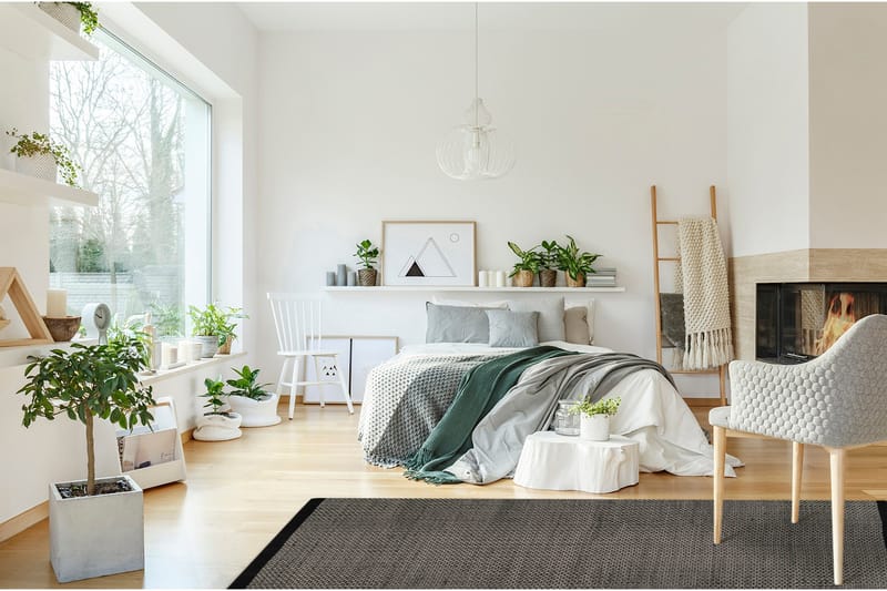 Torsby Ullmatta 160x230 cm Rektangulär - Svart - Products - Textil & mattor - Matta - Modern matta - Ullmatta