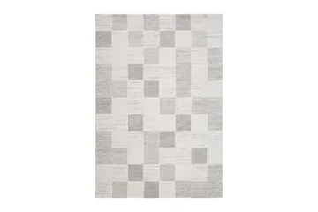 Bella Wiltonmatta 240x340 cm Rektangulär, Grå/Vit