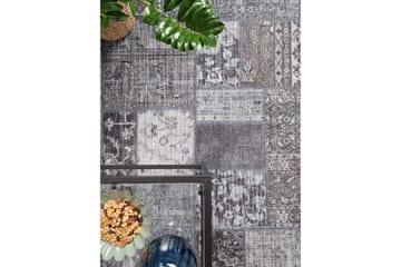 Patchwork Wiltonmatta 160x230 cm Rektangulär - Grå - Products - Textil & mattor - Matta - Modern matta - Wiltonmatta