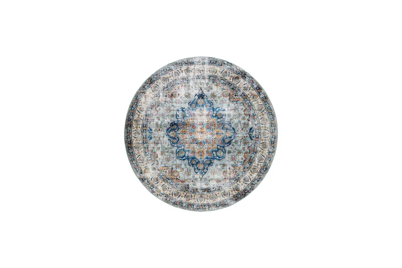 Tarfaya Friezematta Rund 240 cm, Flerfärgad