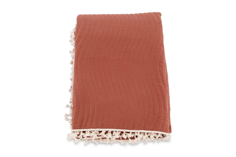 Lias Överkast 180x260 cm, Rostbrun