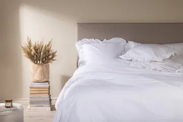 Levi Bäddset 2-Dels 220x240/50x60 cm - Vit - Products - Textil & mattor - Sängkläder - Bäddset & påslakanset - Påslakanset dubbelsäng