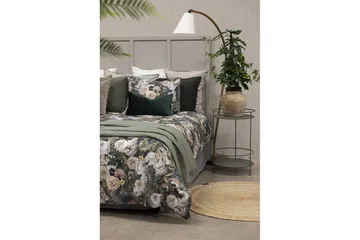 Påslakanset Enkelsäng 2-Dels Abigail Grön - Borganäs of Sweden - Products - Textil & mattor - Sängkläder - Bäddset & påslakanset - Påslakanset dubbelsäng