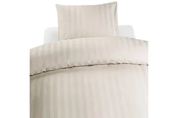 Påslakanset Enkelsäng 2-Dels Satin - Sand - Products - Textil & mattor - Sängkläder - Bäddset & påslakanset - Påslakanset dubbelsäng
