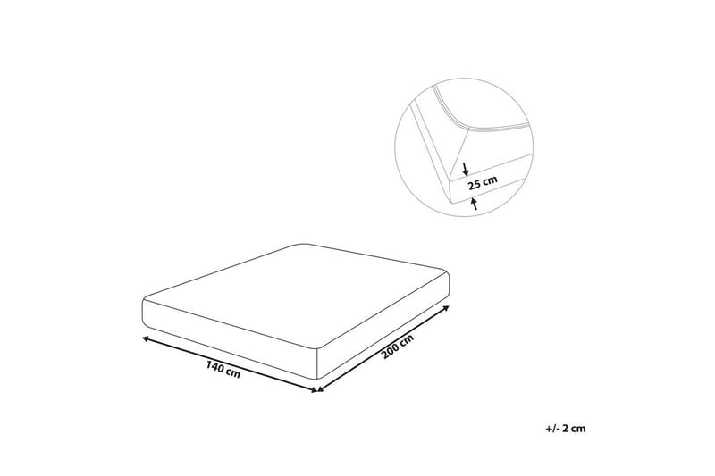 Dra-på-lakan Hofuf Svart, 140x200 cm - Svart, 140x200 cm - Products - Textil & mattor - Sängkläder - Lakan - Dra på lakan